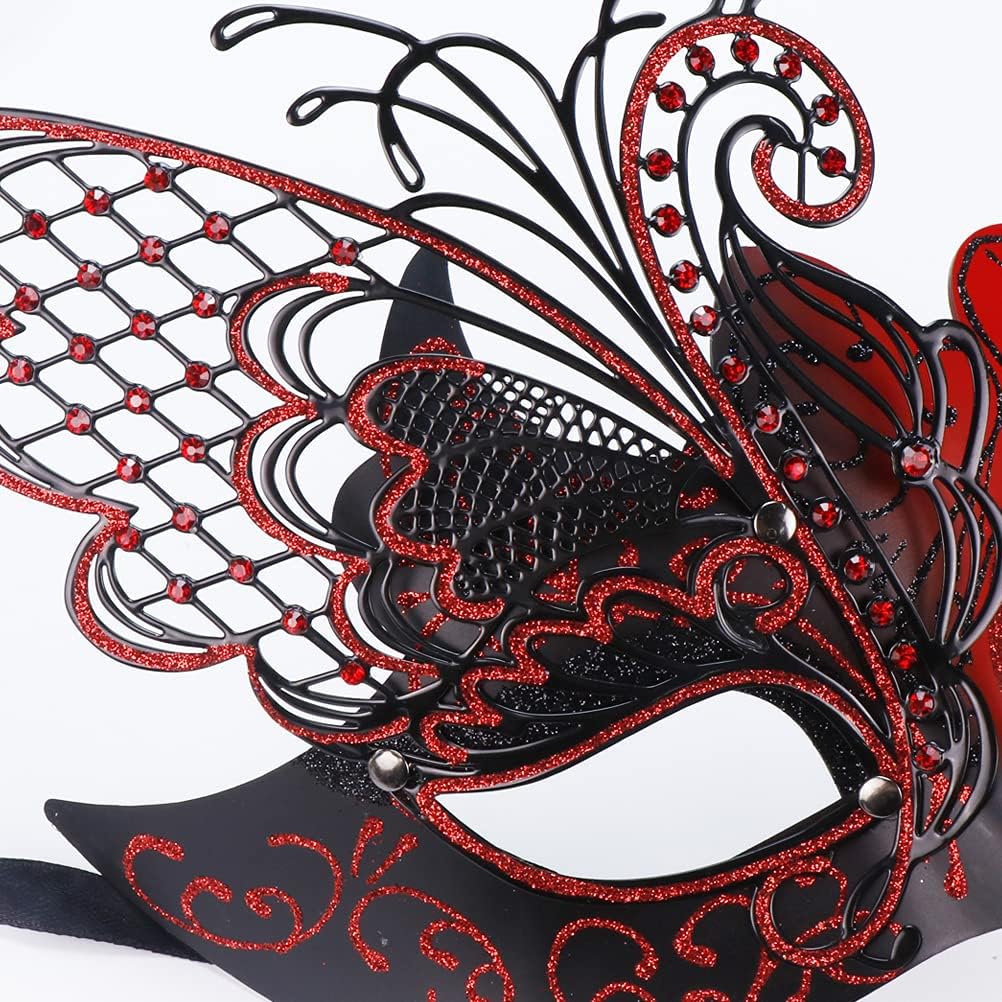 Mysterious Venetian Butterfly Lady Masquerade Halloween Party Mask Evening Prom Ball Mask Bar Costumes Accessory