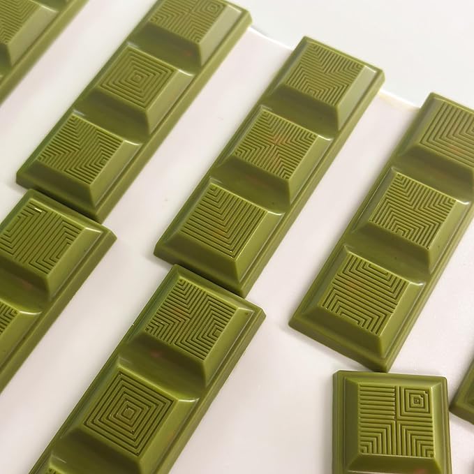 TCHO Perfect Matcha Chocolate Bar 3 Pack - Organic Oat Milk Chocolate with Matcha Shell and Strawberry Filling - Plant-Based Non-GMO Matcha Snacks