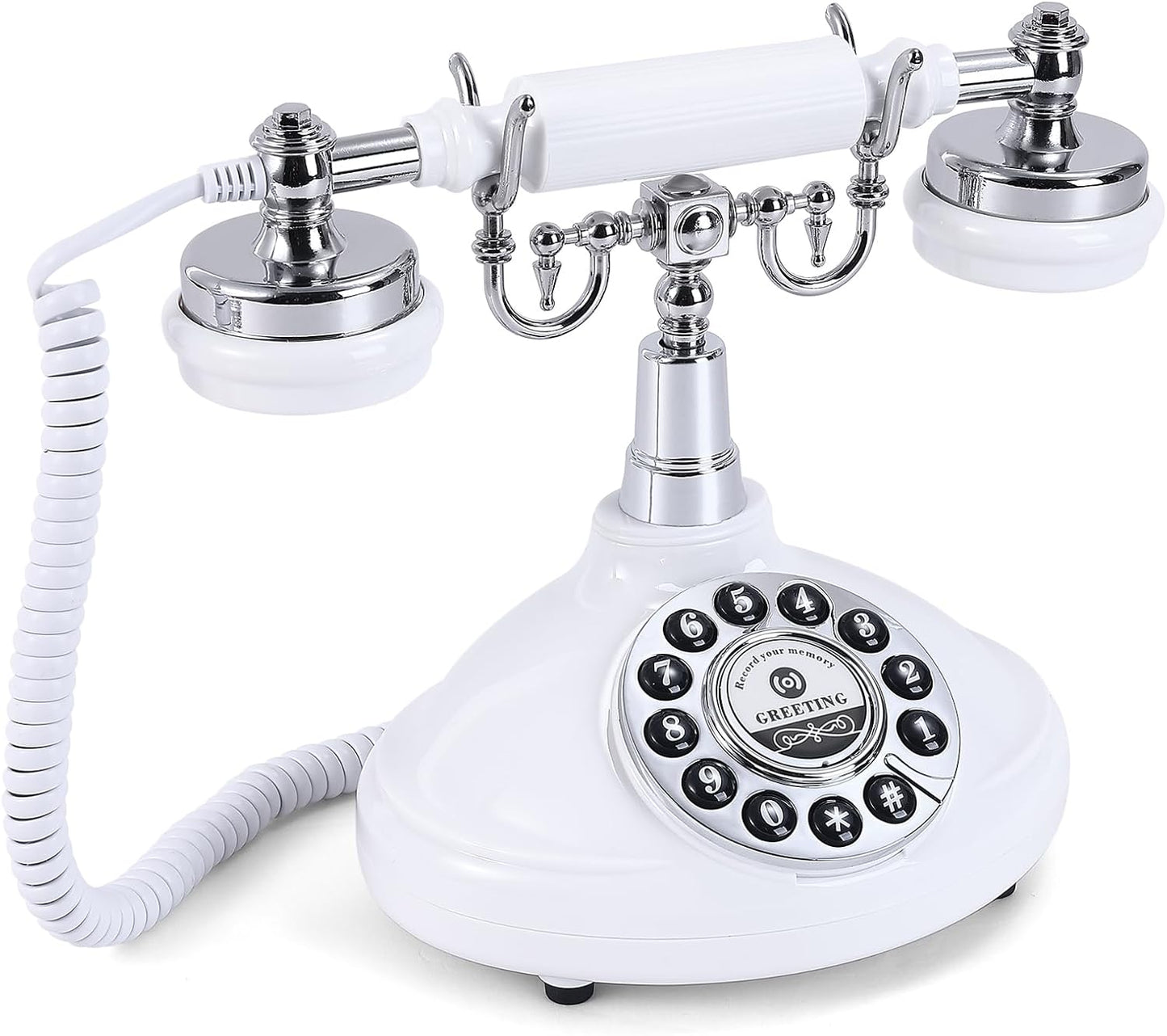 Audio Guest Book Wedding Phone (White)