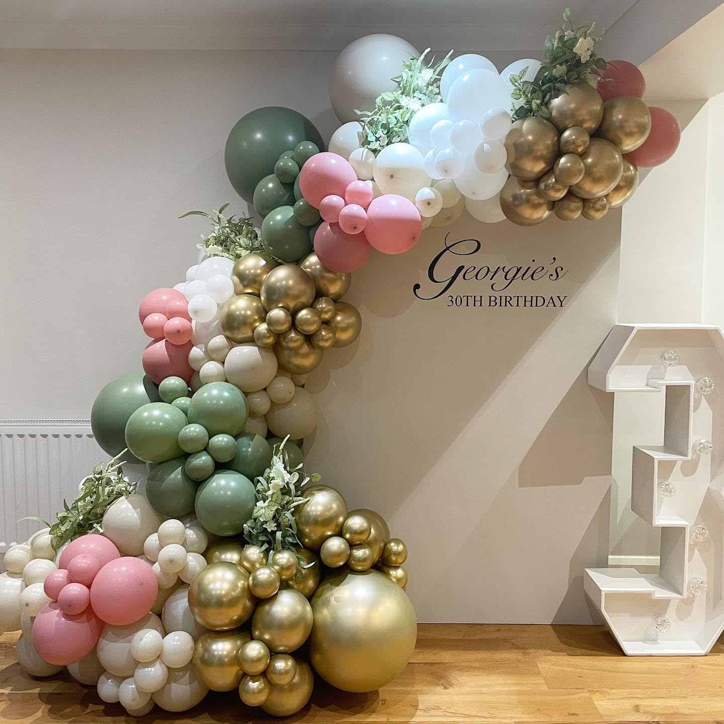 152Pcs Pink and Green Balloon Garland Arch Kit - Sage Green and Pink White Sand Gold Different Size Balloons for Girl Baby Shower Wedding Birthday Jungle Safari Woodland Party Decorations