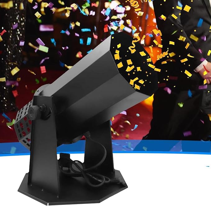 1500w Confetti Cannon Machine Professional Electric Confetti launchers Shooter With Wireless Remote,Loads Up To 2lbs Of Confetti Shoots Up To 30ft For Special Event, Parties, Club, Wedding, Concerts