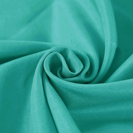 Fokitut 2 Pack Waterproof Rectangle Tablecloth, 90x156 Inch,Stain Resistant and Wrinkle Polyester Table Cloth, Fabric Table Cover for Kitchen Dining, Wedding, Party, Holiday Dinner-Turquoise