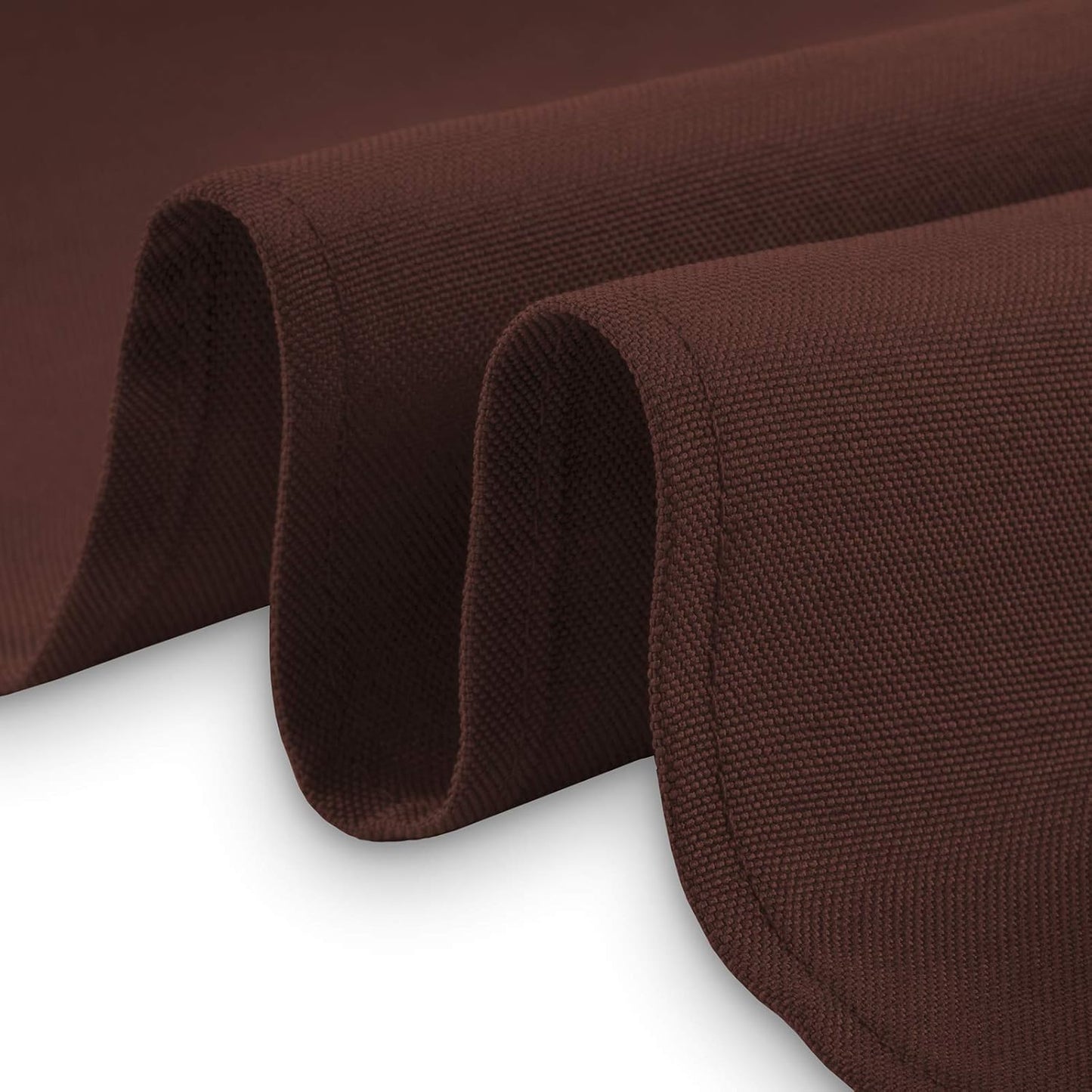 Lann's Linens - 60" x 126" Premium Tablecloth for Wedding/Banquet/Restaurant - Rectangular Polyester Fabric Table Cloth - Chocolate Brown