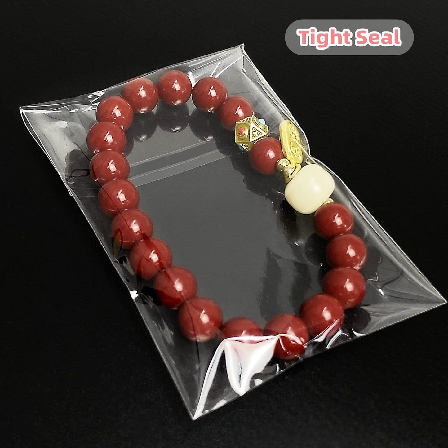Self Sealing Cellophane Bags Self Adhesive,2x3 Inches Clear Resealable Cellophane Bags 200Pieces (Mini Size)