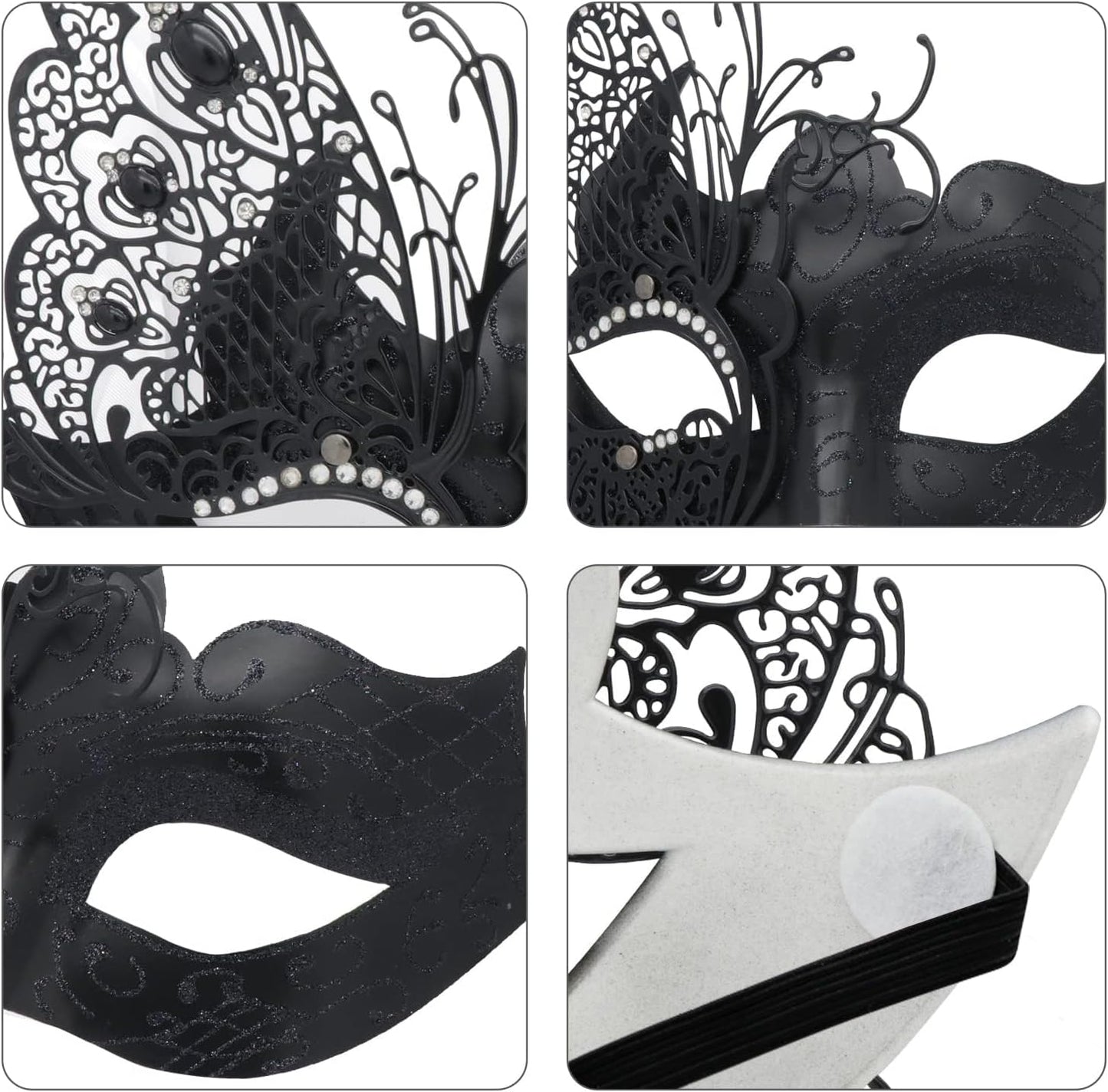 Mysterious Venetian Butterfly Lady Masquerade Halloween Party Mask Evening Prom Ball Mask Bar Costumes Accessory
