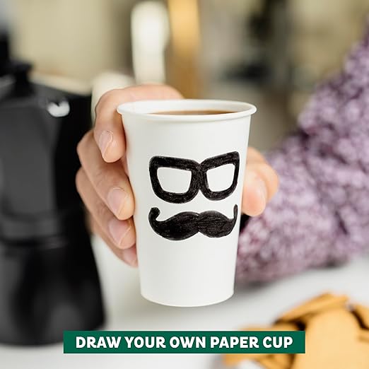 Freshware Coffee Cups 16 oz [1000 Pack] Disposable Paper Cups for Hot or Iced Coffee Cup, Slushie Cup, Milkshakes, Smoothies, and Tea
