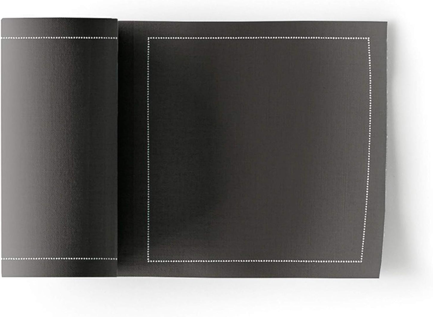 MY DRAP Cotton Cloth Cocktail Napkin, Washable and Reusable 4.5x4.5 in (100 Napkins, Anthracite Grey)