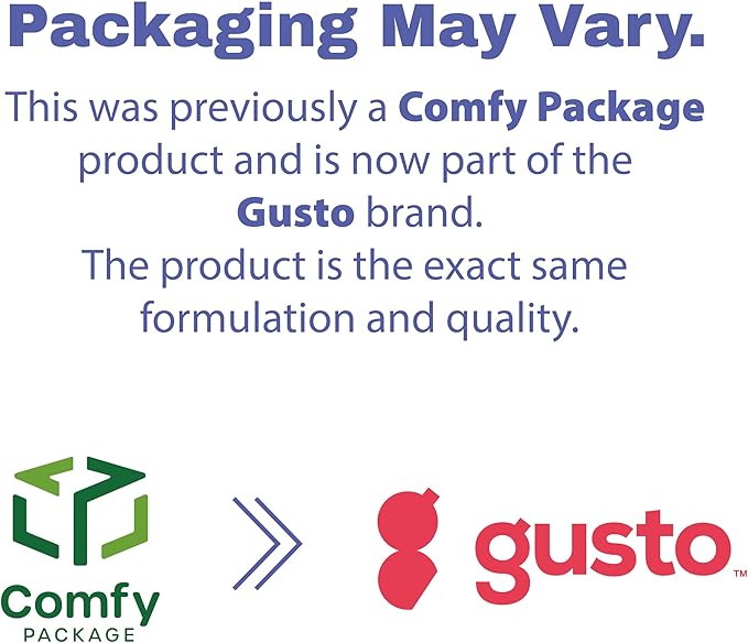 GUSTO White Paper Cups [12 oz - 100 Count] Disposable Coffee Cup for Hot Drinks – Sturdy & Eco-Friendly – Paper Cups for Tea, Cocoa & More – (Formerly Comfy Package)