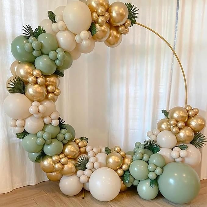 Metallic Gold Balloons 12 inch, Chrome Gold Latex Balloons 50pcs Party Balloons for Graduation Engagement Wedding Birthday Party Decorations
