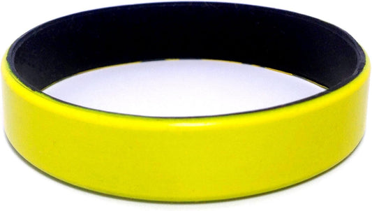 TheAwristocrat 1 Dozen (12) Multi-Pack Blank Rubber Wristbands Silicone Bracelets - Select from a Variety of Colors
