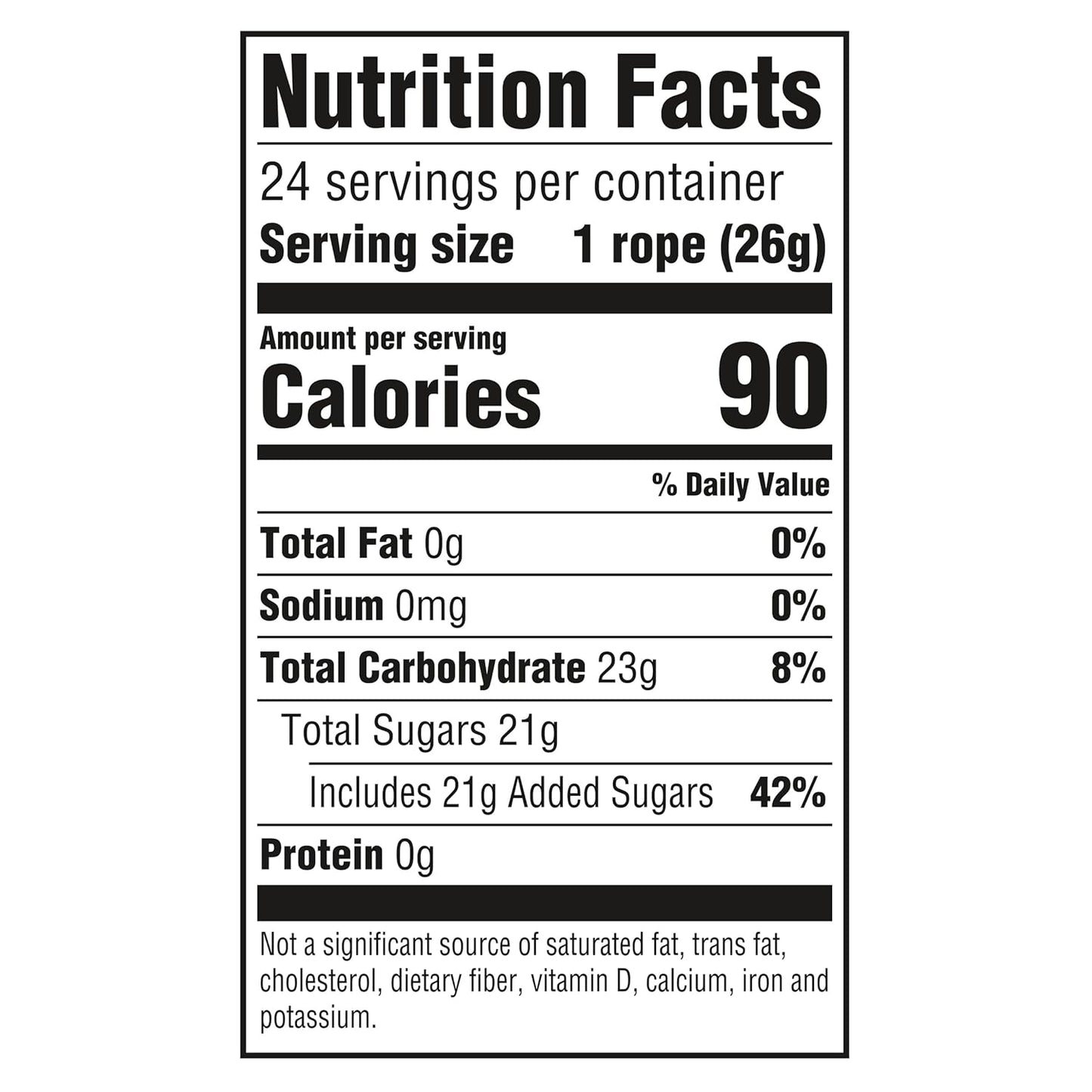 Nerds Rope Candy, Very Berry, 0.92 Ounce Ropes (Pack of 24)