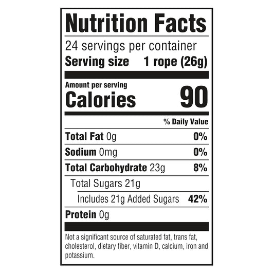Nerds Rope Candy, Very Berry, 0.92 Ounce Ropes (Pack of 24)