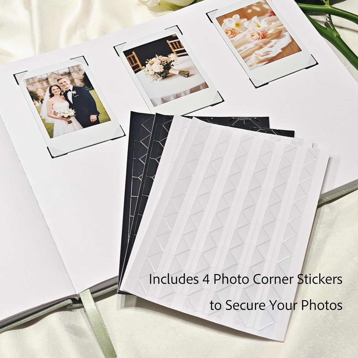 Personalized Wedding Guest Book-for Wedding Reception and Various Celebrations Including Birthday Parties, Anniversaries, Baby Showers-100 Blank Pages for Guest Signatures and Photo Displays (Gray)