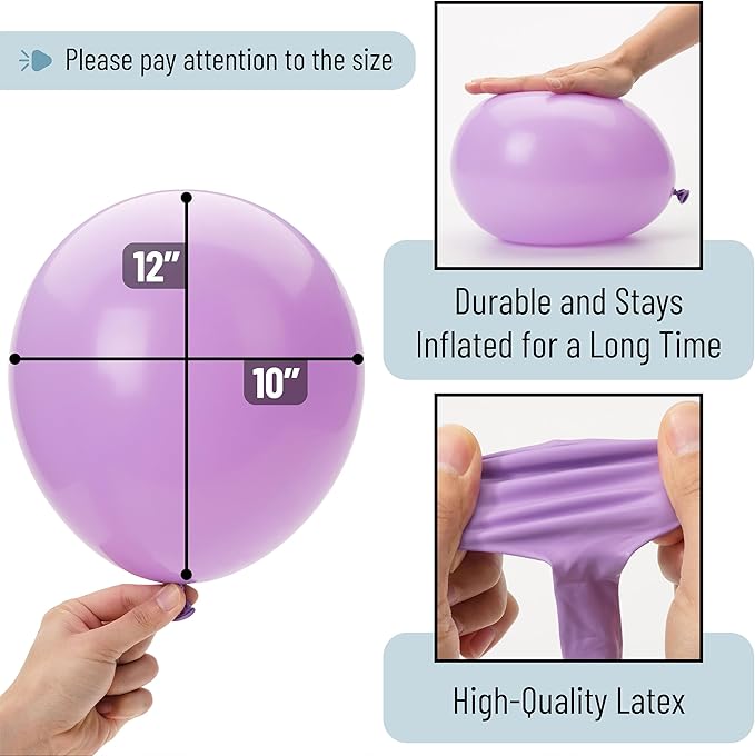 Mr. Pen- Balloons, 12 Inch, 54 Pack, Pastel Colors, Party Balloons
