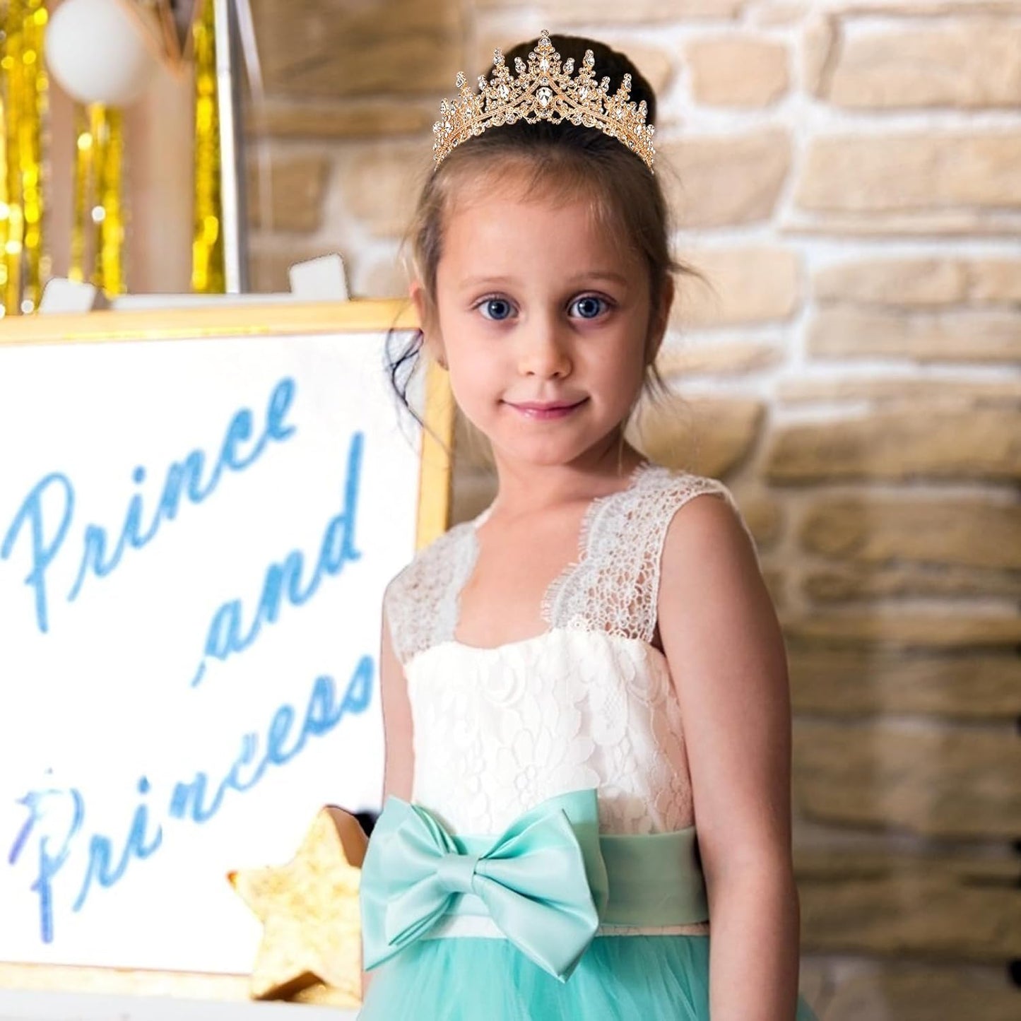 COCIDE Birthday Girl Sash and Crowns for Women - Crystal Birthday Sashes for Party Decoration