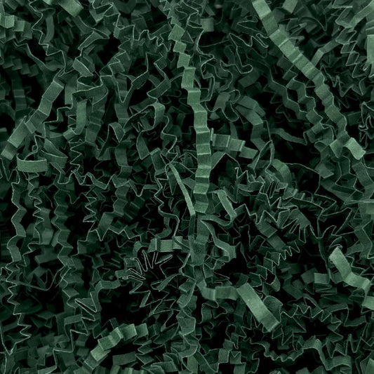 ZEBMOON 1 LB Dark Green Crinkle Cut Paper Shred Filler Great for Gift Wrapping, Basket Filling, Birthday, Wedding, Halloween, Thanksgiving, Christmas Day New Year Party Decorations Filling Supplies