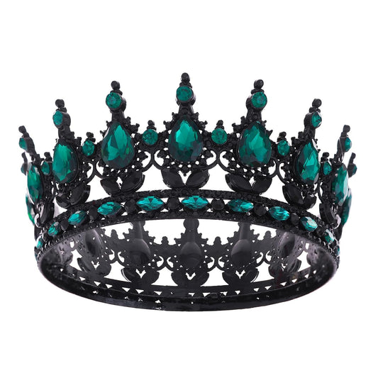 Queen Crown for Women Crystal Tiara for Girl Rhinestone Wedding Headband for Bride Hair Accessories for Costume Birthday Party Prom Gifts