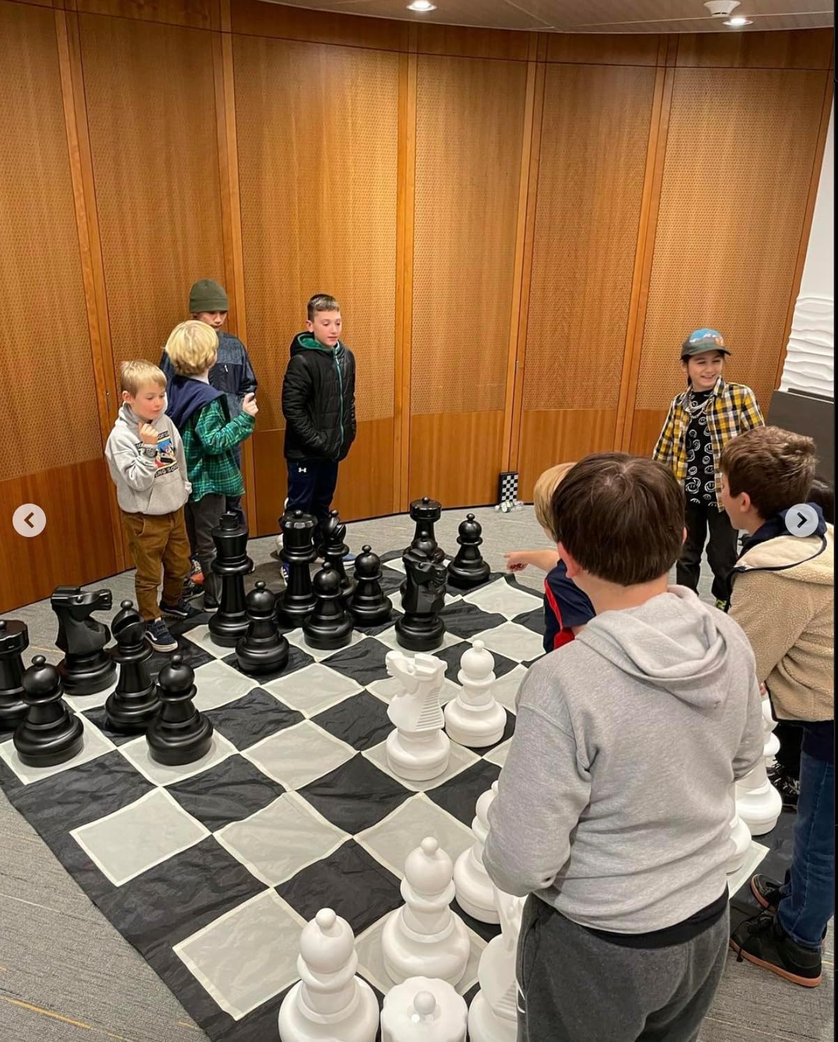 MegaChess Giant Oversized Premium Chess Set with 25 Inch Tall King with Quick Fold Nylon Mat
