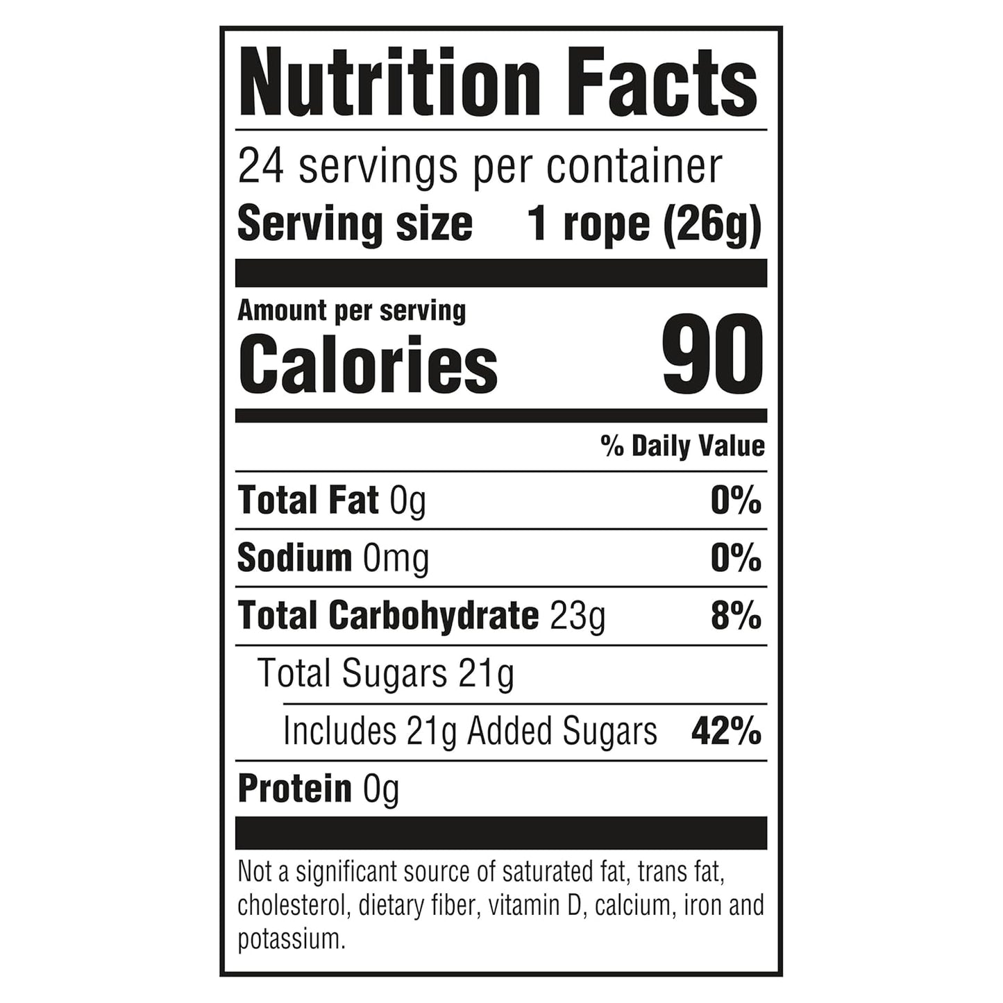 Nerds Rope Candy, Tropical Flavor, 0.92 Ounce Ropes (Pack of 24)