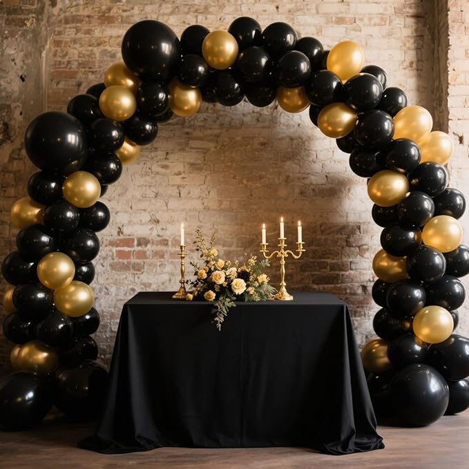 18 Inch Black Balloons, 30Pcs Giant Latex Ballons, Large Round Baloons, Black Party Balloons, Happy Birthday Decorations, globos de cumpleaños, Halloween Baloons, Gender Reveal Decor