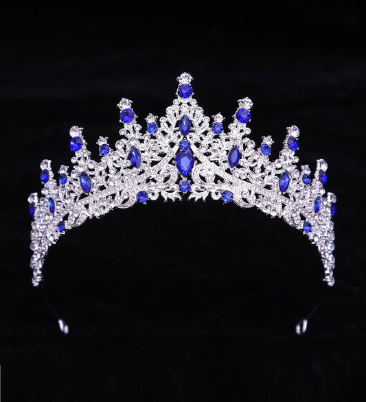 Tiaras and Crowns for Women Crystal Princess Tiaras Rhinestone Queen Crowns For Wedding Bridal Birthday Prom Pageant Party (Tiara 100)