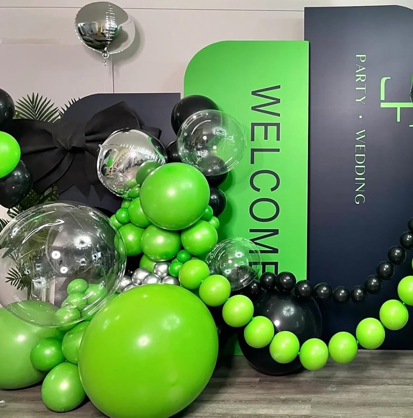 KALOR 18 Inch Lime Green Balloons, 10 Pcs Matte Latex Balloons Big Round Balloons for Wedding, Baby Shower, Birthday Party and Event Decoration