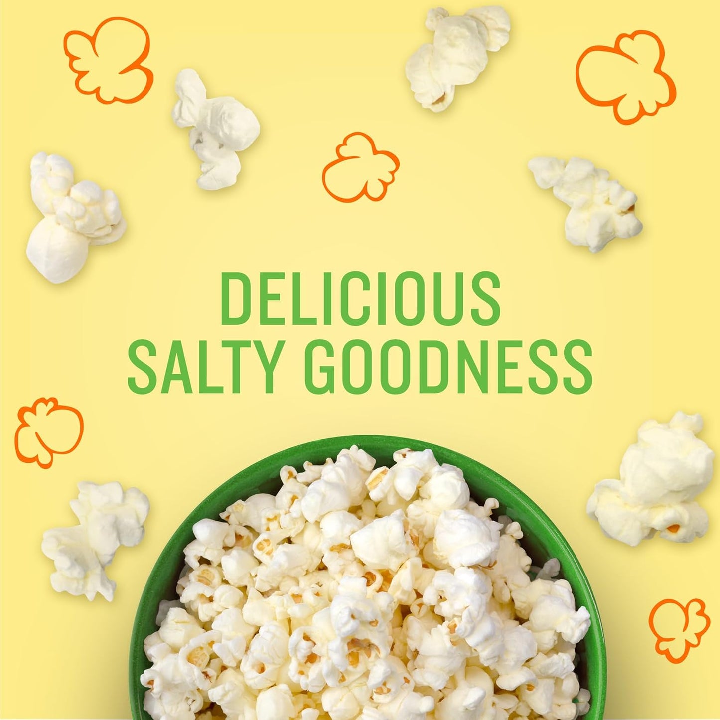 Angie's BOOMCHICKAPOP Sea Salt Popcorn, Halloween Snack, 1.25 oz. Individual Bag (Pack of 12)