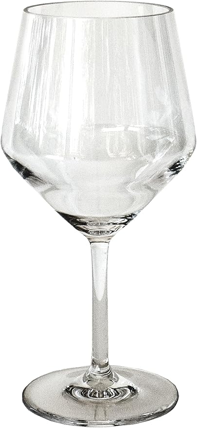 by TarHong Angle Acrylic Goblet, Set of 6, Clear, 23 oz.