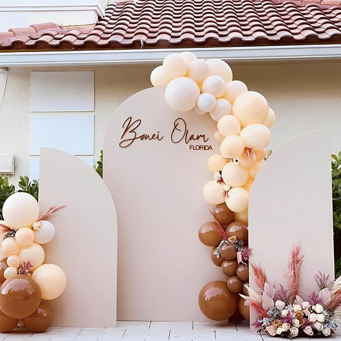 110pcs Blush Balloons 12inch Nude Latex Party Balloons for Graduation, Wedding, Birthday, Bridal Shower, Baby Shower, Boho Theme Party, Anniversary Party Decorations