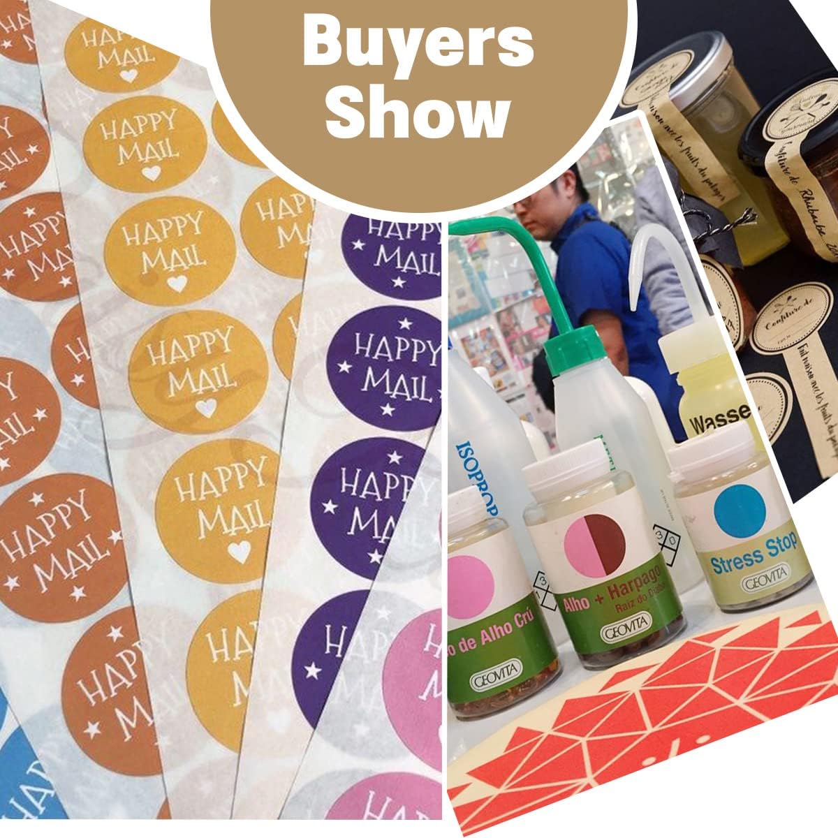 Yngel Custom Stickers for Business Logo, Personalized Labels for Parties, Customized Stickers for Thank You Business