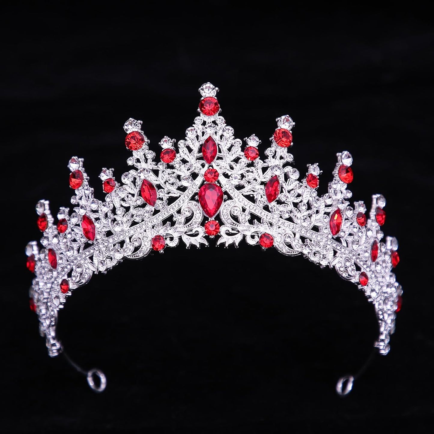 Tiaras and Crowns for Women Crystal Princess Tiaras Rhinestone Queen Crowns For Wedding Bridal Birthday Prom Pageant Party (Tiara 100)