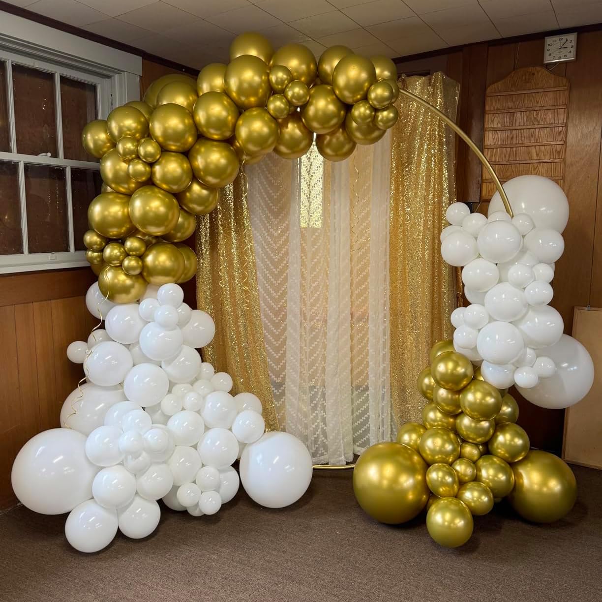 White Balloons - 12 inch 100pcs Latex - Round White Birthday Balloons with 2 Ribbons for Birthday Party, Wedding, Anniversary, Baby Shower Decorations