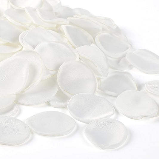 300pcs Silk Rose Petals Ivory - Faux Flower Petals for Wedding Decoration, Table Centerpieces, Party Confetti, Romantic Night, and Bridal Events