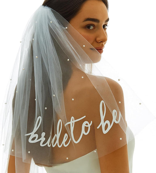 Bride to Be Sash Veil Bachelorette Party Accessories, Bridal Shower Decorations, Engagement Gifts for Bride