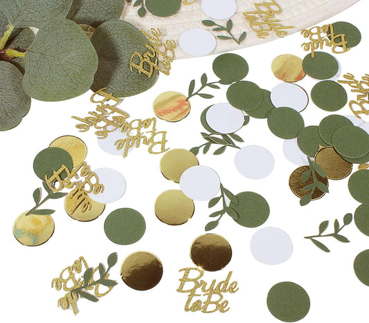 Gold Glitter Wedding Table Confetti, Bridal Shower Decorations, Bride to Be Confetti, Bride to be, Engagement Party Table Scatter Wedding Decorations, 200pcs