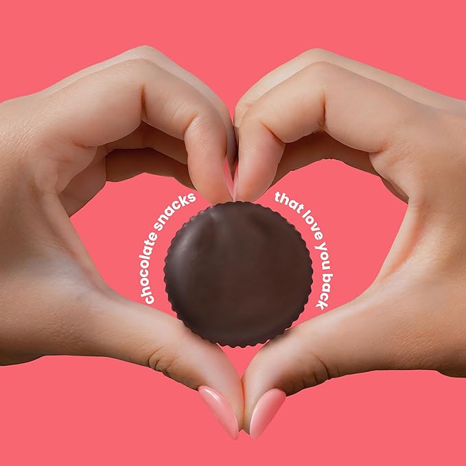 UNREAL Dark Chocolate Peanut Butter Cups (Value Size Bag) | Vegan, 5g Sugar | Gluten Free, Fair Trade, Non-GMO | 9.5oz