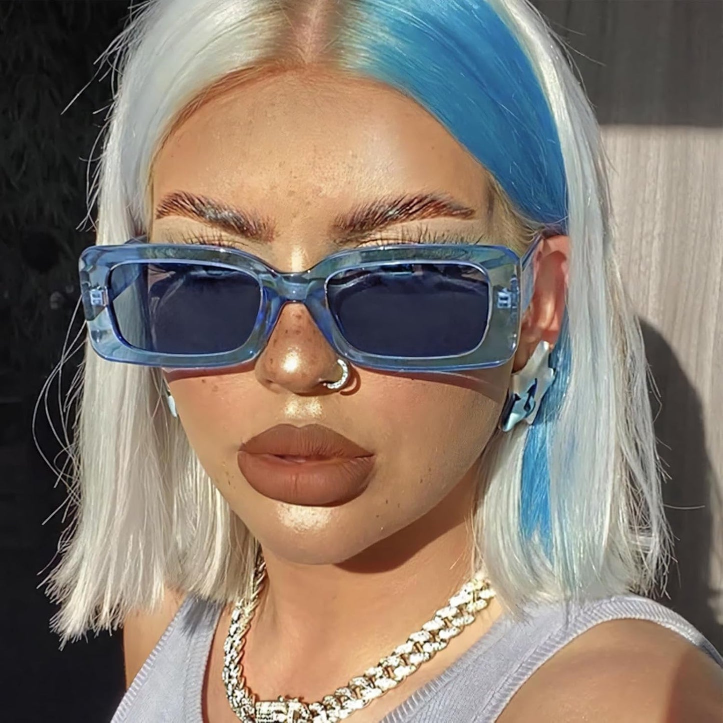 8 Mixed Style Party Sunglasses Retro Colored Party Favors Bulk Classic Costume Glasses for Women