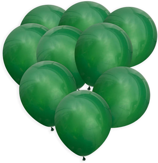 Dark Green Balloons 100 Pack, 12 Inch Dark Green Latex Balloons For Birthdays, Weddings, Baby Showers, Holidays