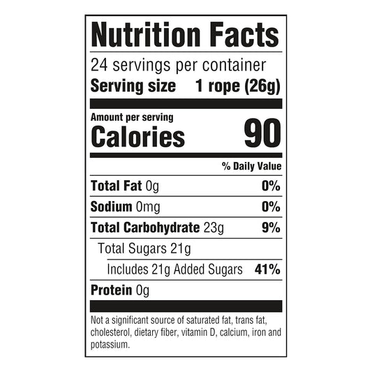 Nerds Rope Candy, Rainbow, 0.92 Ounce (Pack of 48)