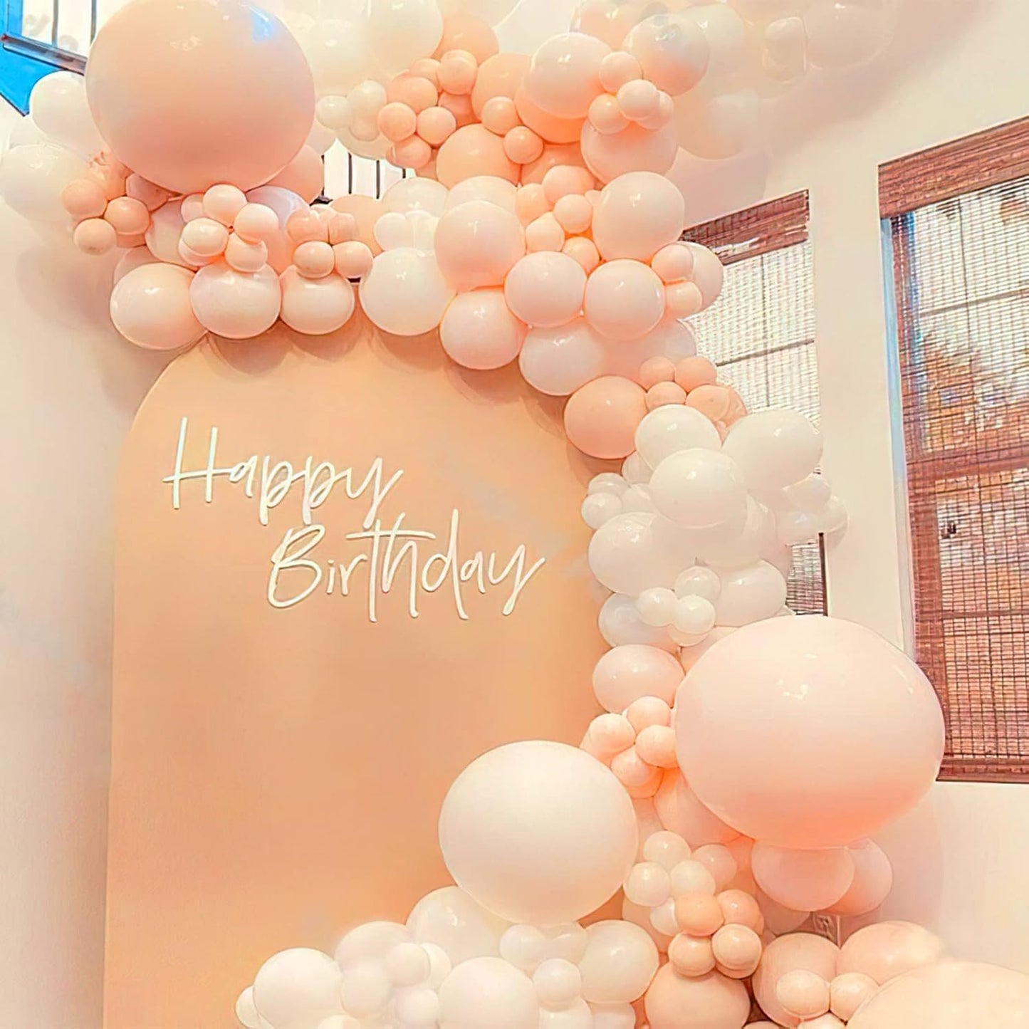 PartyWoo Pastel Orange Balloons 50 pcs 12 Inch Baby Pale Light Pink Orange Latex Helium Balloons for Graduation Wedding Baby Shower Gender Reveal Anniversary Birthday Party Decorations Orange-Q02