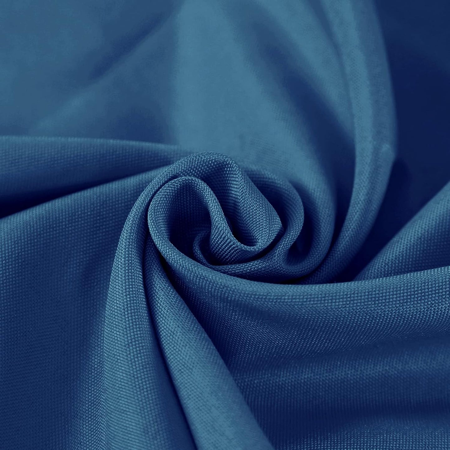 Fokitut 2 Pack Waterproof Round Tablecloth, 108 Inch, Stain Resistant and Wrinkle Polyester Table Cloth, Fabric Table Cover for Kitchen Dining, Wedding, Party, Holiday Dinner-Mediterranean Blue