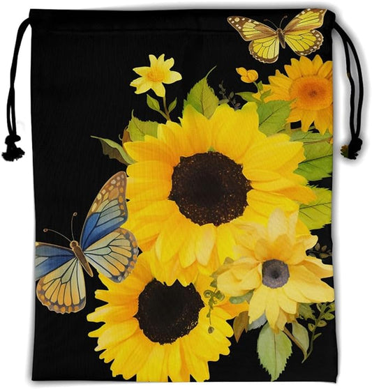 Nerxy Leaf Grip Bags for Gymnastics Tropical Leaves Grip Bag Botanical Drawstring Storage Bags