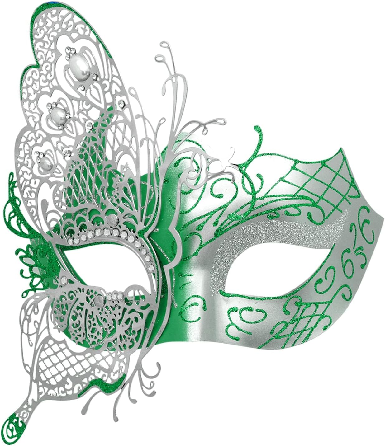 Mysterious Venetian Butterfly Lady Masquerade Halloween Party Mask Evening Prom Ball Mask Bar Costumes Accessory