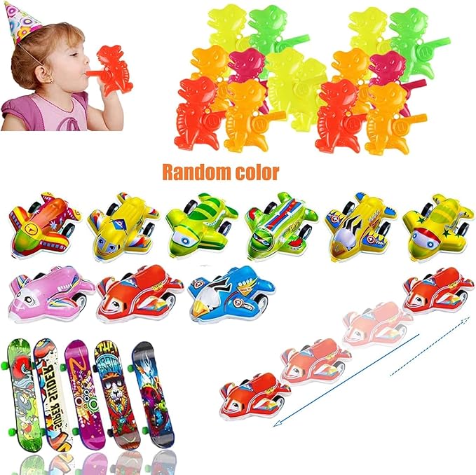 126 Pcs Party Favors for Kids, Treasure Box Toys for Classroom, Prize Box Toys for Kids, Goodie Bags Stuffers, Pinata Filler, Treasure Chest Fidget Birthday Gifts Stocking Stuffers