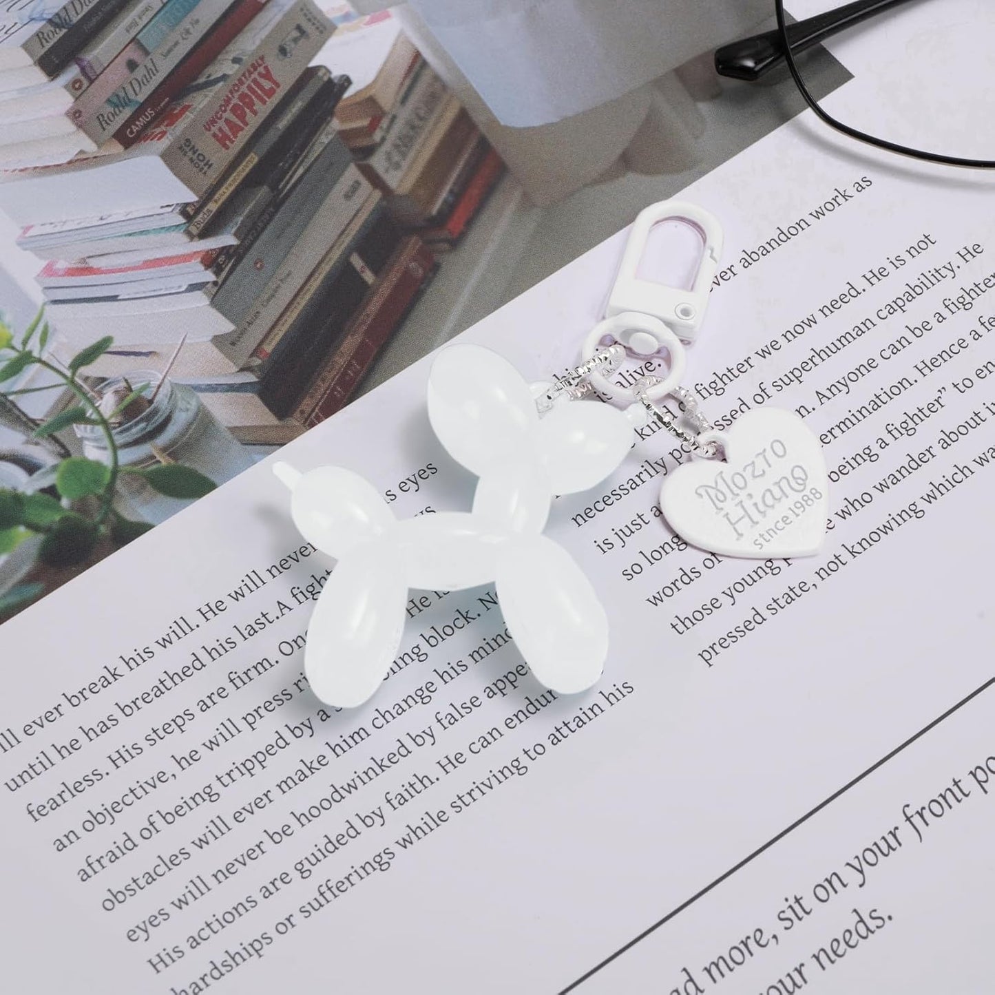 Balloon Dog Keychain Cute Bag Charm Handbag Purse Key Accessories