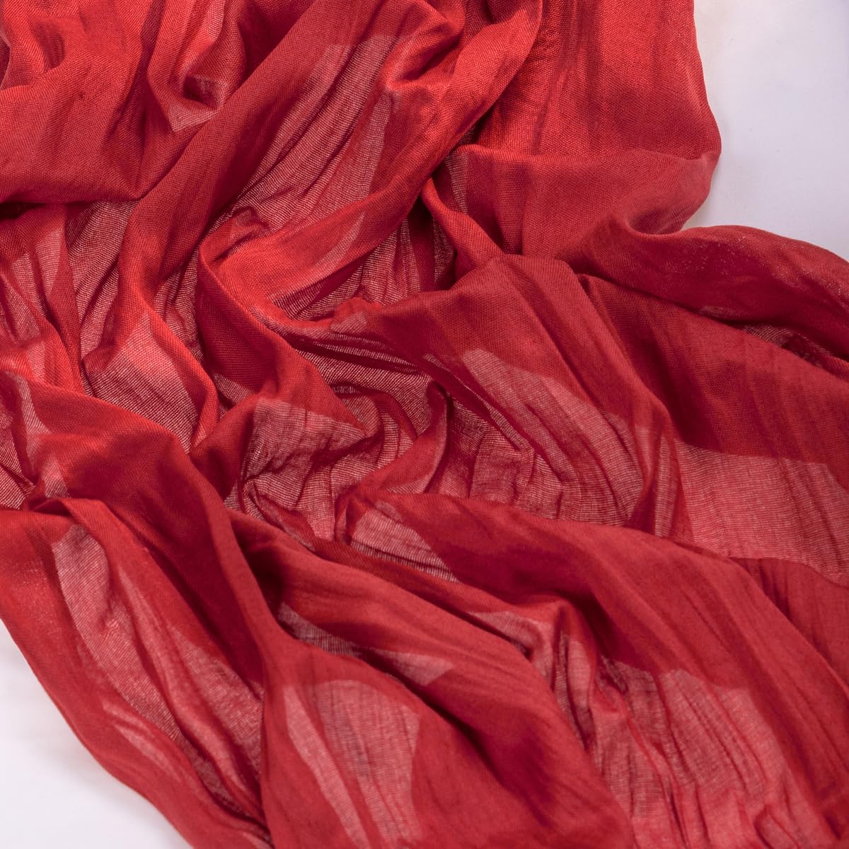 MLMC 3 Pack Red Table Runner Boho Rustic Gauze Fall Cheesecloth Table Runner Cheese Cloth Centerpiece Decor 35x120 Inches for Wedding Winter Reception Halloween Home Decor
