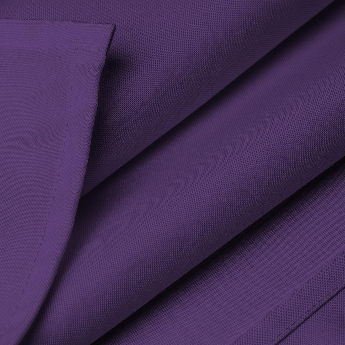Lann's Linens - 60" x 102" Premium Tablecloth for Wedding/Banquet/Restaurant - Rectangular Polyester Fabric Table Cloth - Purple