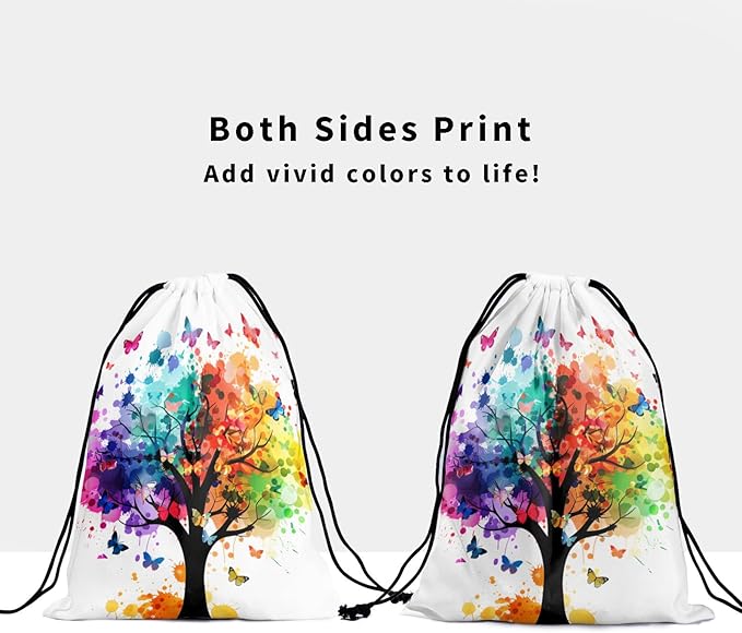 Nerxy Leaf Grip Bags for Gymnastics Tropical Leaves Grip Bag Botanical Drawstring Storage Bags