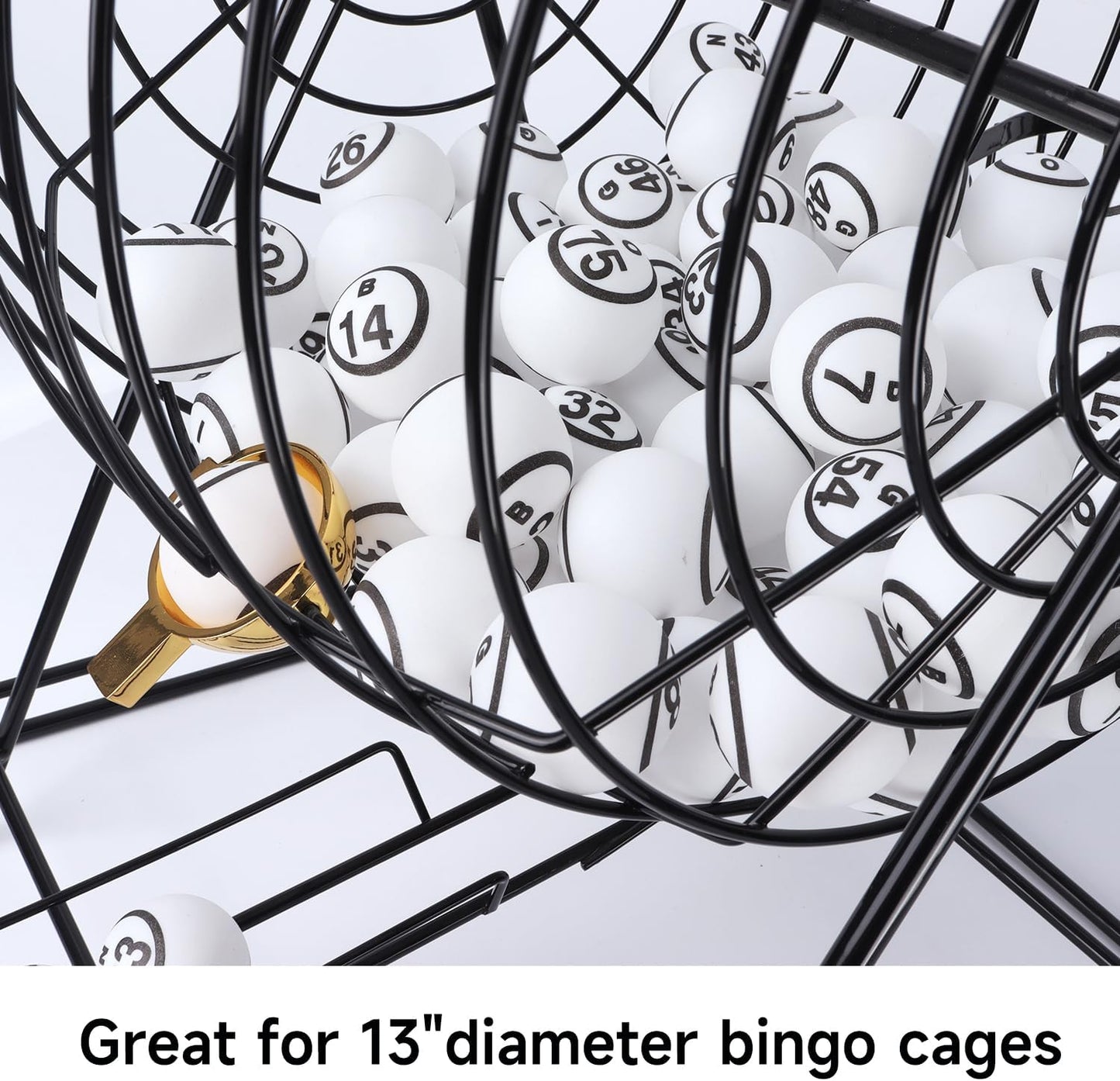 GSE Games & Sports Expert 1.5" Bingo Balls - Ping Pong Size Balls for Large Bingo Cage, Bingo Calling Balls for Parties, Prize Raffles, Family Game Nights