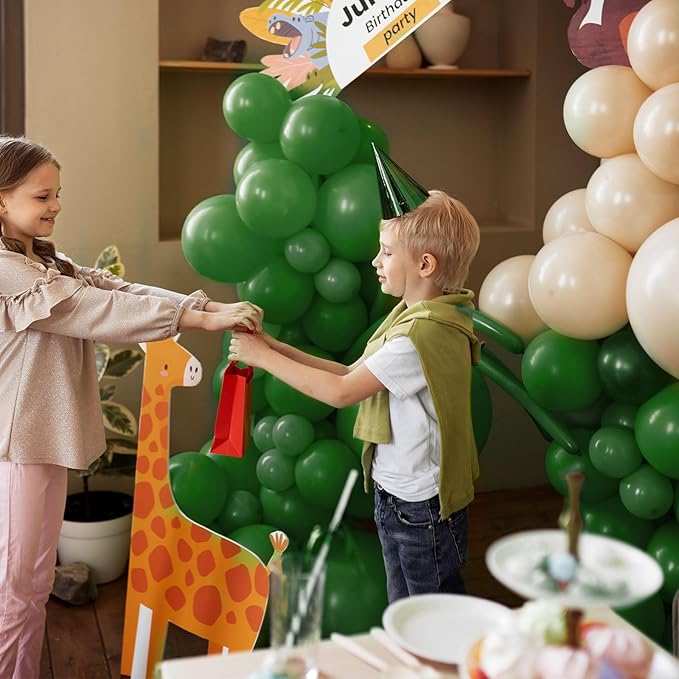 160pcs Green Balloons 5 Inch Green Latex Ballons Small Party Balloons Decorations for Birthday Graduation Christmas St. Patrick's Day Jungle Theme Party Baby Shower Wedding